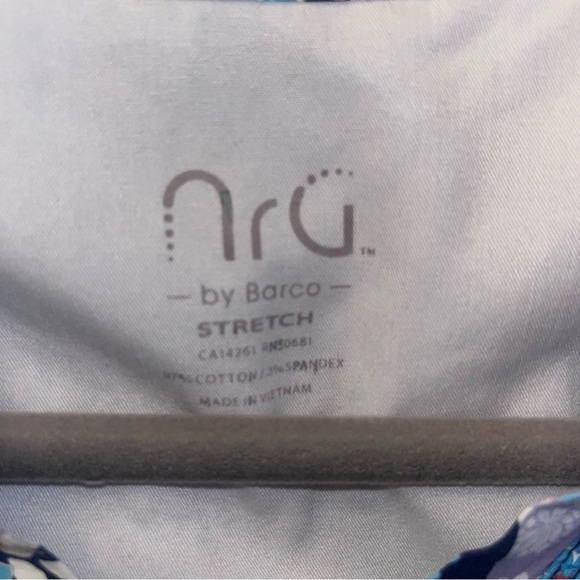 Women's Patchwork Print Tee - Blue and Purple/1103 - Picture 2 of 3